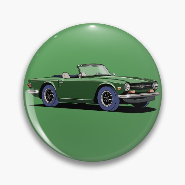 Item preview, Triumph TR6 Car in green designed and sold by Webazoot Industries - Car Art.