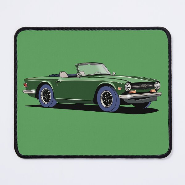 Item preview, Triumph TR6 Car in green designed and sold by Webazoot Industries - Car Art.