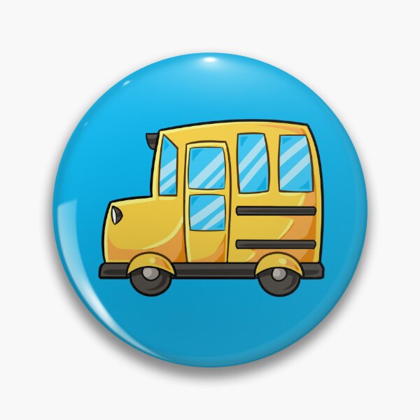 Item preview, Kawaii yellow school bus  designed and sold by MagicStrawberry.