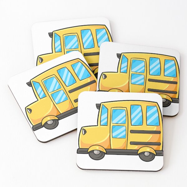 Item preview, Kawaii yellow school bus  designed and sold by MagicStrawberry.