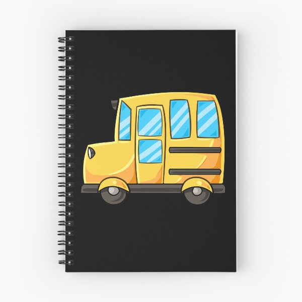 Aperçu de l'œuvre Autobus scolaire jaune kawaii créée et vendue par MagicStrawberry.