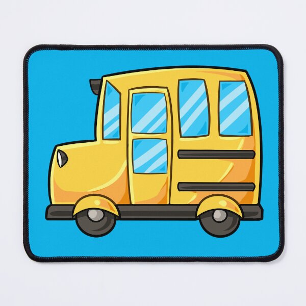 Item preview, Kawaii yellow school bus  designed and sold by MagicStrawberry.