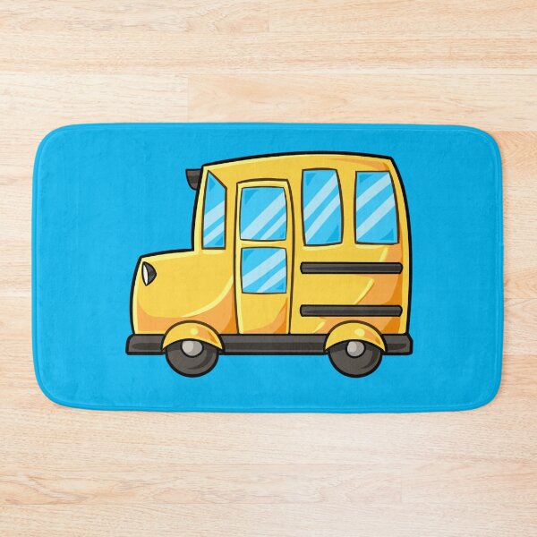 Item preview, Kawaii yellow school bus  designed and sold by MagicStrawberry.