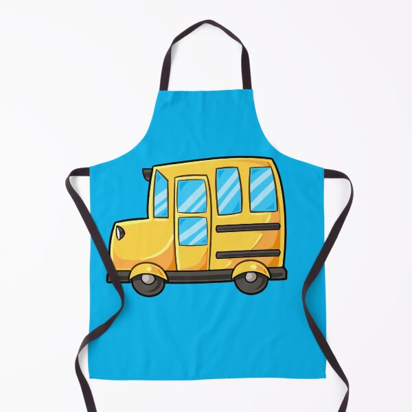 Item preview, Kawaii yellow school bus  designed and sold by MagicStrawberry.