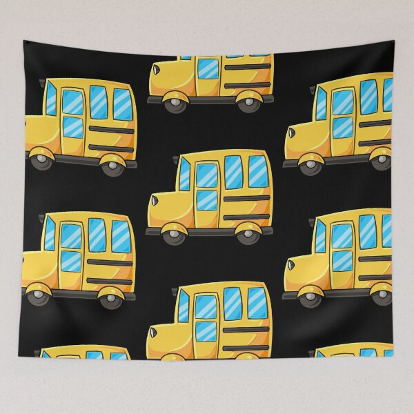 Item preview, Kawaii yellow school bus  designed and sold by MagicStrawberry.