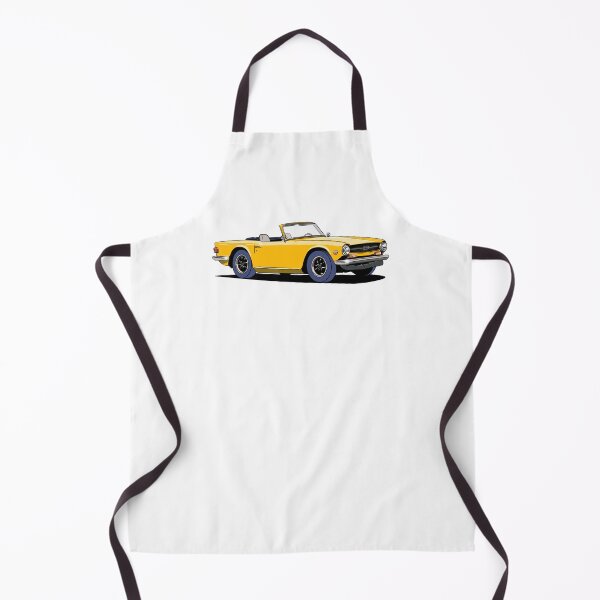 Item preview, Triumph TR6 Car in yellow designed and sold by Webazoot Industries - Car Art.