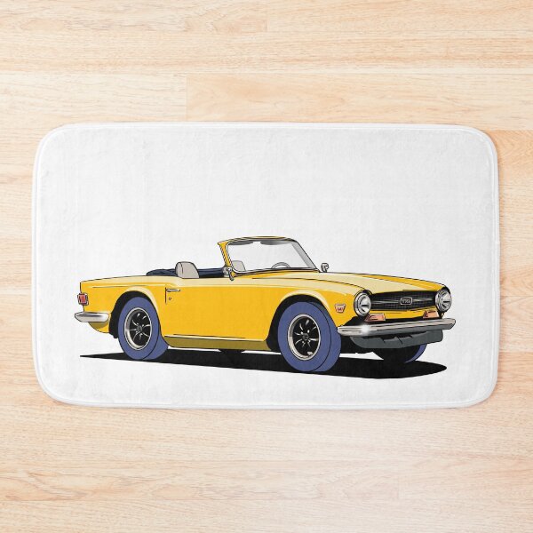 Item preview, Triumph TR6 Car in yellow designed and sold by Webazoot Industries - Car Art.