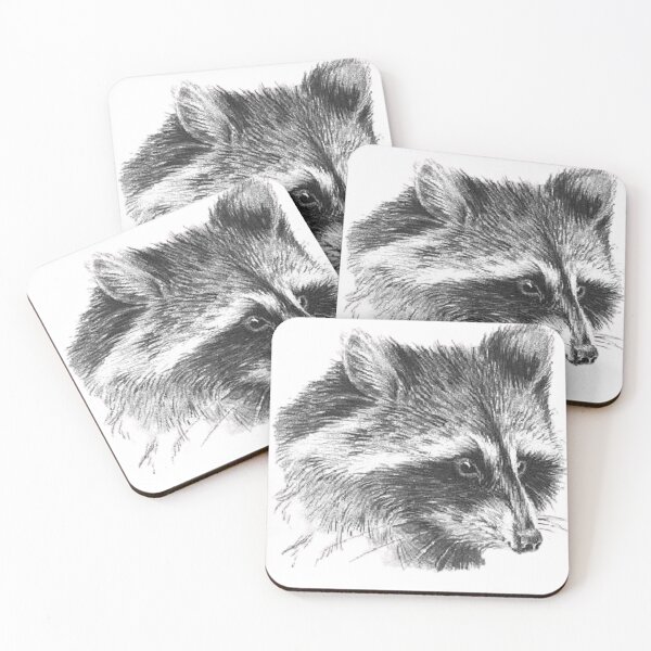 Item preview, Cute raccoon cartooned designed and sold by Racoonzz.