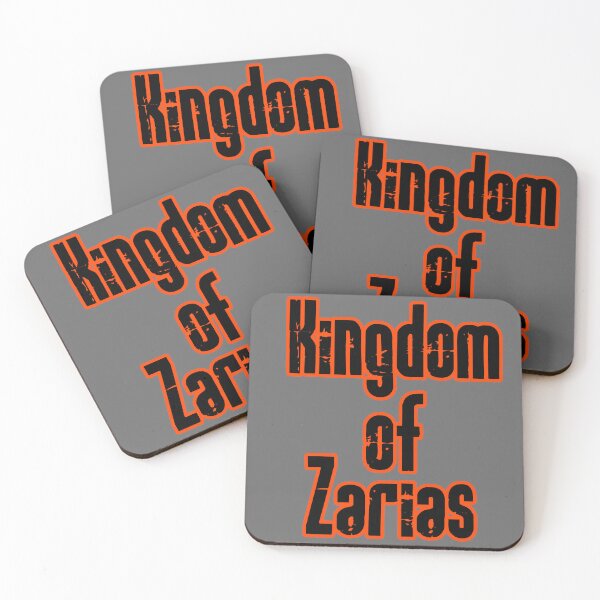 Item preview, Kingdom of Zarias Logo- Black and Orange on Gray designed and sold by Greenwood2112.