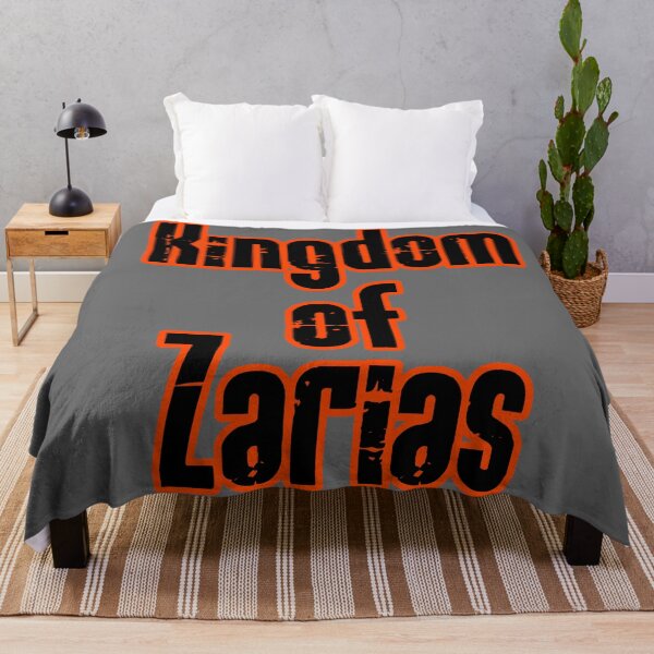 Item preview, Kingdom of Zarias Logo- Black and Orange on Gray designed and sold by Greenwood2112.