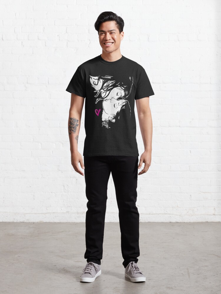Classic T-Shirt, Upside Down Kiss designed and sold by Randy Verschueren