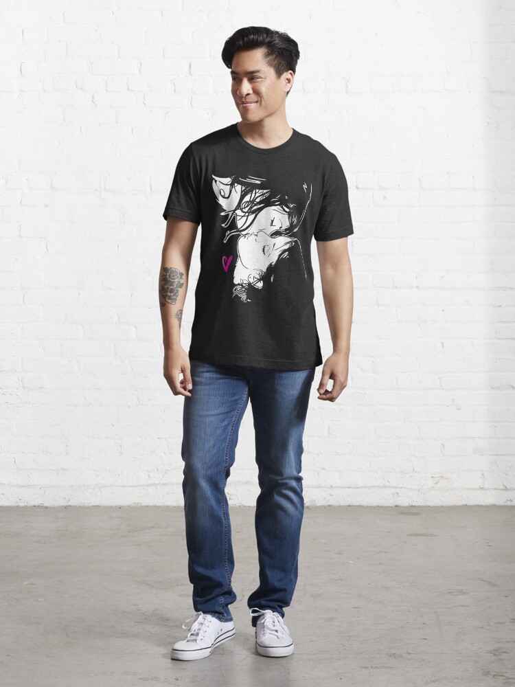Essential T-Shirt, Upside Down Kiss designed and sold by Randy Verschueren