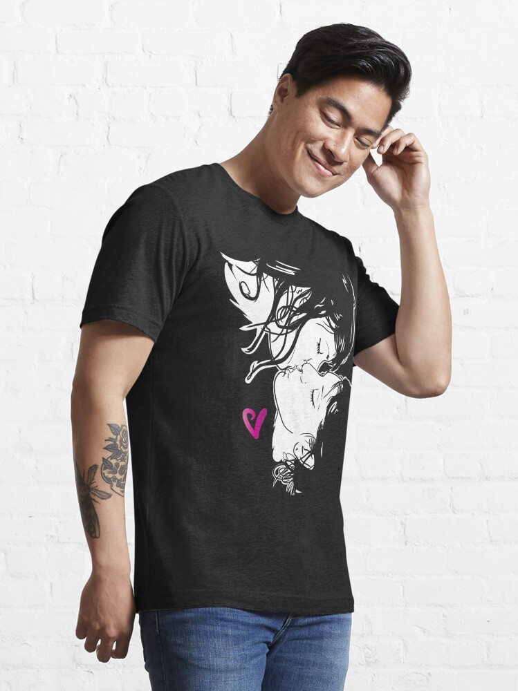Essential T-Shirt, Upside Down Kiss designed and sold by Randy Verschueren