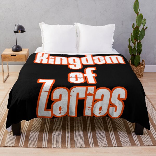 Item preview, Kingdom of Zarias Logo- White and Orange on Black designed and sold by Greenwood2112.