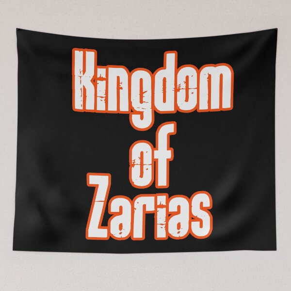 Item preview, Kingdom of Zarias Logo- White and Orange on Black designed and sold by Greenwood2112.