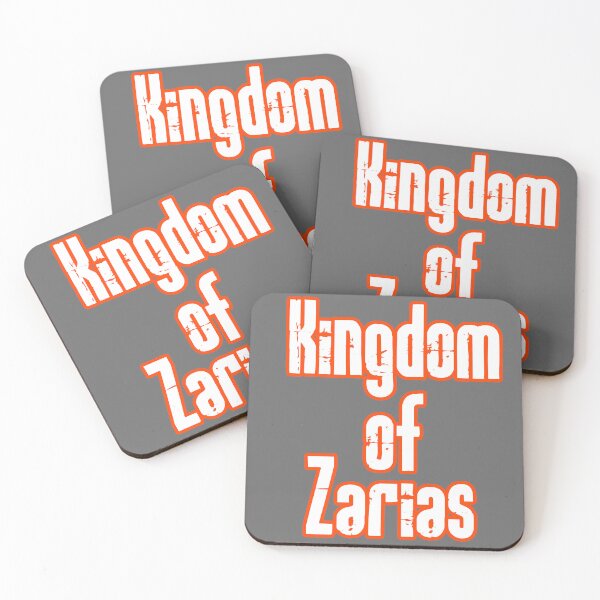 Item preview, Kingdom of Zarias Logo- White and Orange on Gray designed and sold by Greenwood2112.