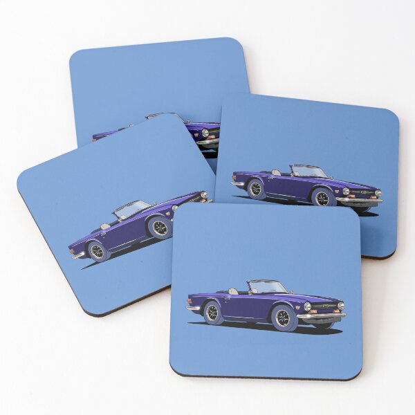 Item preview,  Triumph TR6 Car in blue designed and sold by Webazoot Industries - Car Art.