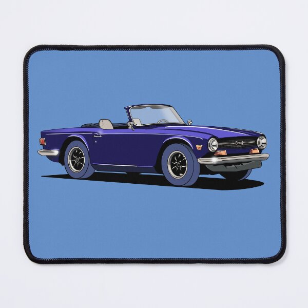 Item preview, Triumph TR6 Car in blue designed and sold by Webazoot Industries - Car Art.