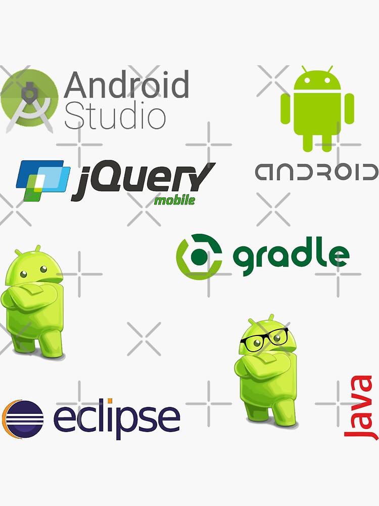 android sticker set de yourgeekside
