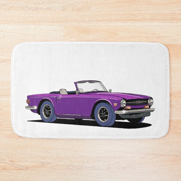Item preview, Triumph TR6 Car in purple designed and sold by Webazoot Industries - Car Art.