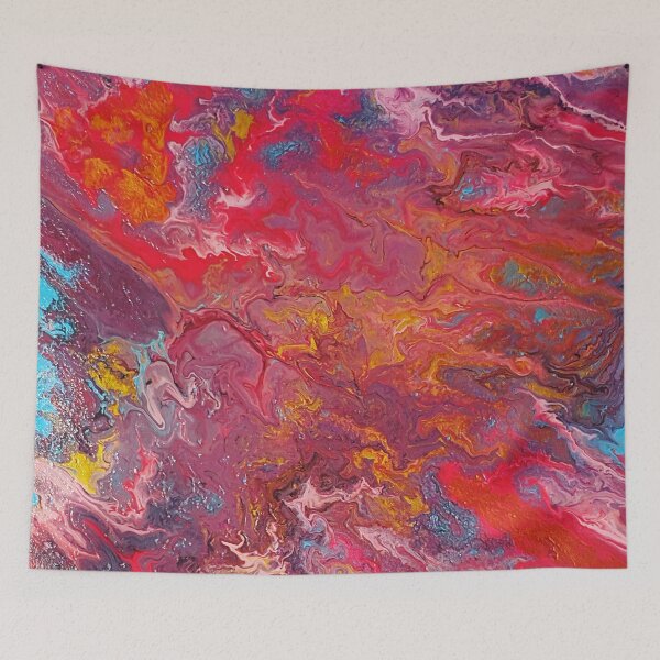 Item preview, Cosmic Rainbow Fluid Art designed and sold by ArtandSoulFluidArt.