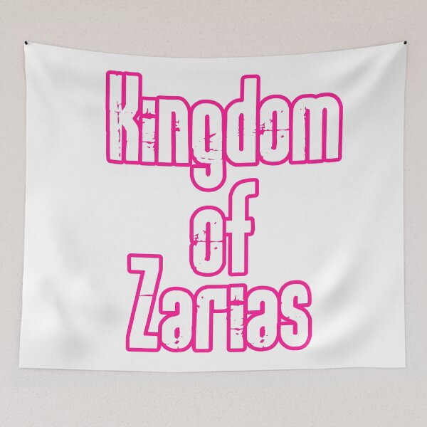 Item preview, Kingdom of Zarias Logo- White and Pink on White designed and sold by Greenwood2112.