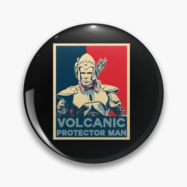 Item preview, Volcanic Protector Man designed and sold by shopHUAIs.