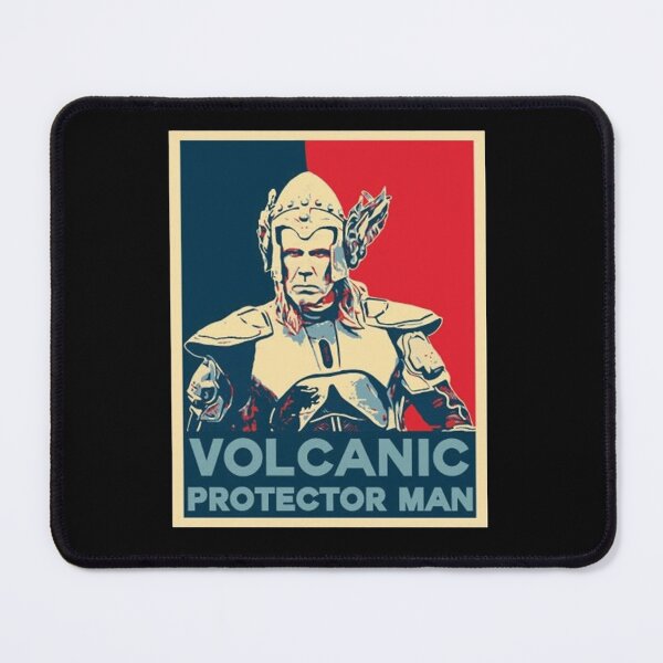 Item preview, Volcanic Protector Man designed and sold by shopHUAIs.
