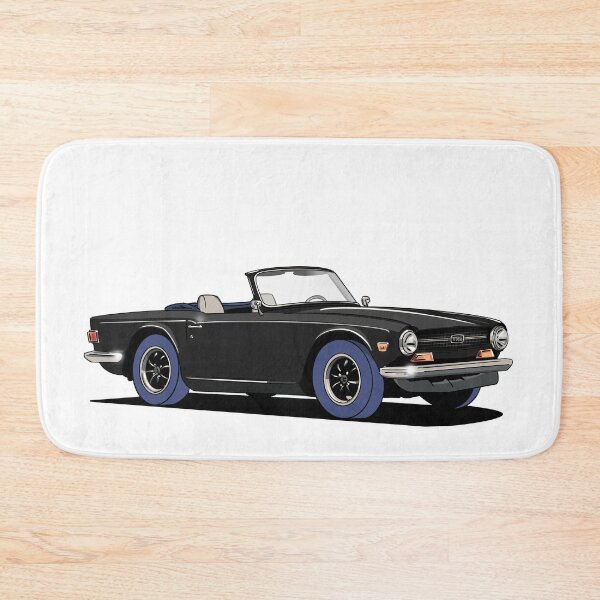 Item preview, Black Triumph TR6 designed and sold by Webazoot Industries - Car Art.