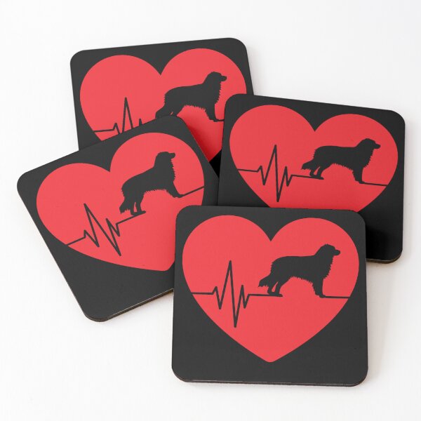Item preview, funny australian shepherd silhouette for women heart gifts designed and sold by alaechamlal.