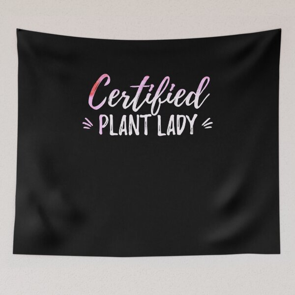 Item preview, Certified plant lady.Cute Spring Quote designed and sold by Quotes ⭐⭐⭐⭐⭐.
