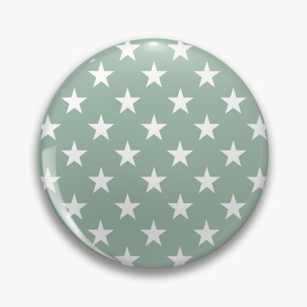 Item preview, Small WHITE and MUTED GREEN STARS designed and sold by RachelMacht.
