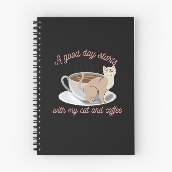Item preview, A Good Day Starts With My Cat And Coffee T-Shirt designed and sold by MrTsTshirts.
