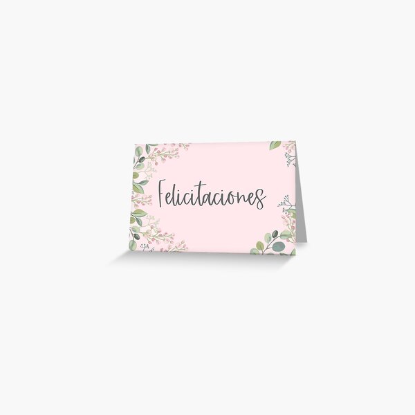 Item preview, Spanish congratulations card  designed and sold by Pommallina.