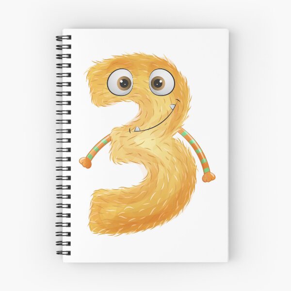 Item preview, Happy Birthday Monster Numbers - Three - 3 - Third designed and sold by WilliamsonMedia.