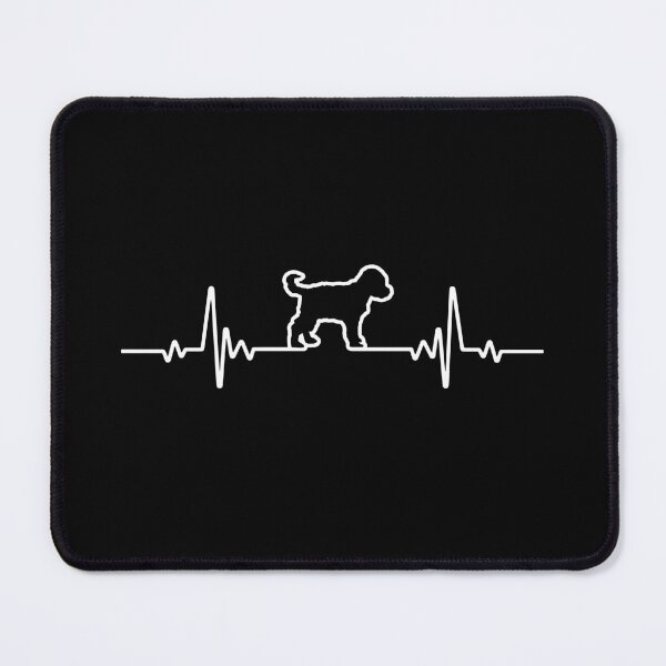Item preview, Minimalist Heartbeat Schnoodle designed and sold by More Cute Dogs.