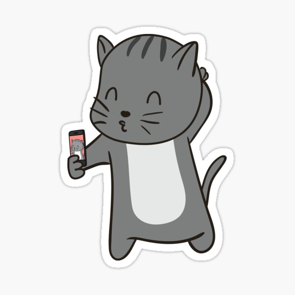 Selfie Kitty Sticker