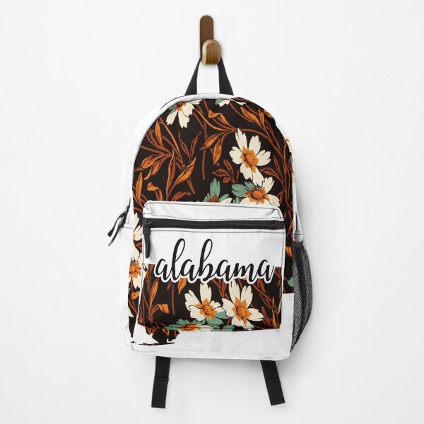 Item preview, Floral Map of USA States Alabama - Map of Alabama designed and sold by AmethystMurad.