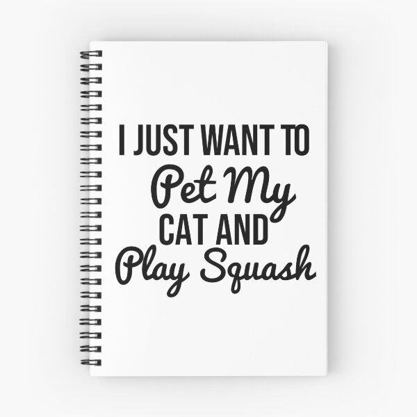 Item preview, Funny Cat Quote Squash, I Just Want To Pet My Cat And Play Squash, Gift Idea For Cats Lover Squash, Gift for Men and Women Who Are Cat Lovers designed and sold by adjamine.