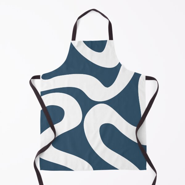 Item preview, Abstract waves - navy blue designed and sold by BattaAnastasia.