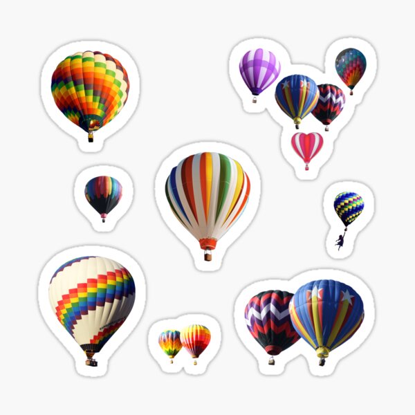 SK207 Hot Air Balloon Stickers