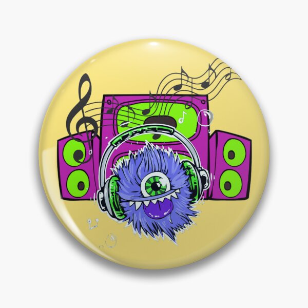 Item preview, Musical Monster | DJ Party | Music art designed and sold by JJMasters.