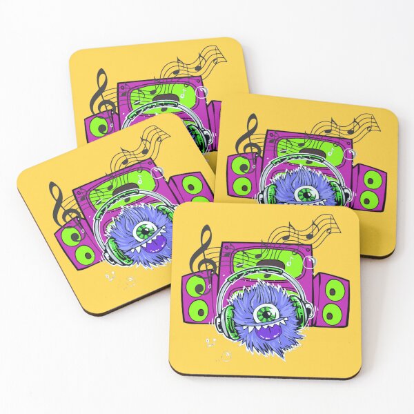 Item preview, Musical Monster | DJ Party | Music art designed and sold by JJMasters.