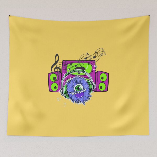 Item preview, Musical Monster | DJ Party | Music art designed and sold by JJMasters.