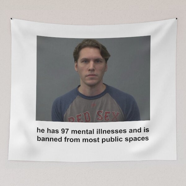 Item preview, jerma has 97 mental illnesses designed and sold by kotonok0.