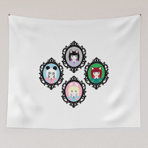 Item preview, Kawaii Cosplay Girl - Bunny, Fox, Panda & Cat designed and sold by LolitasAdorned.