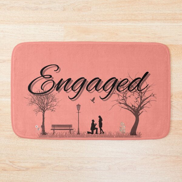 Item preview, Engaged in Black ORIGINAL BY CRUSHART1 ON REDBUBBLE designed and sold by CrushArt1.