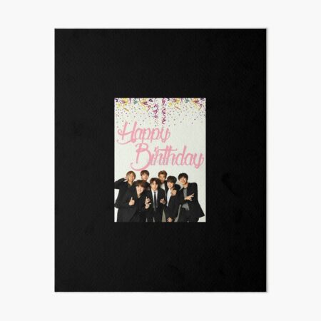 Happy Birthday' BTS - 8 Art Print for Sale by Niyuha