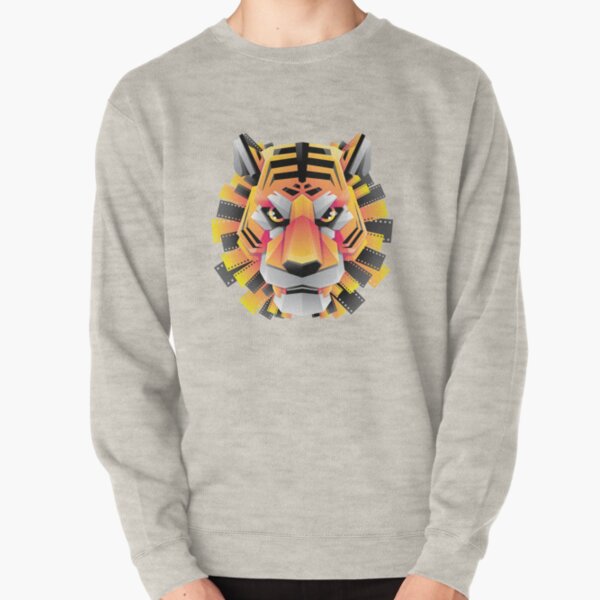 F3 2022 Tiger on White Pullover Sweatshirt