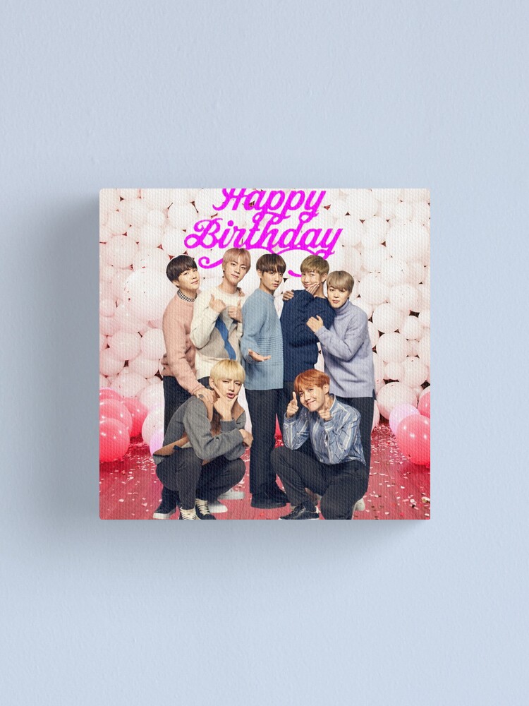 Template BTS birthday card